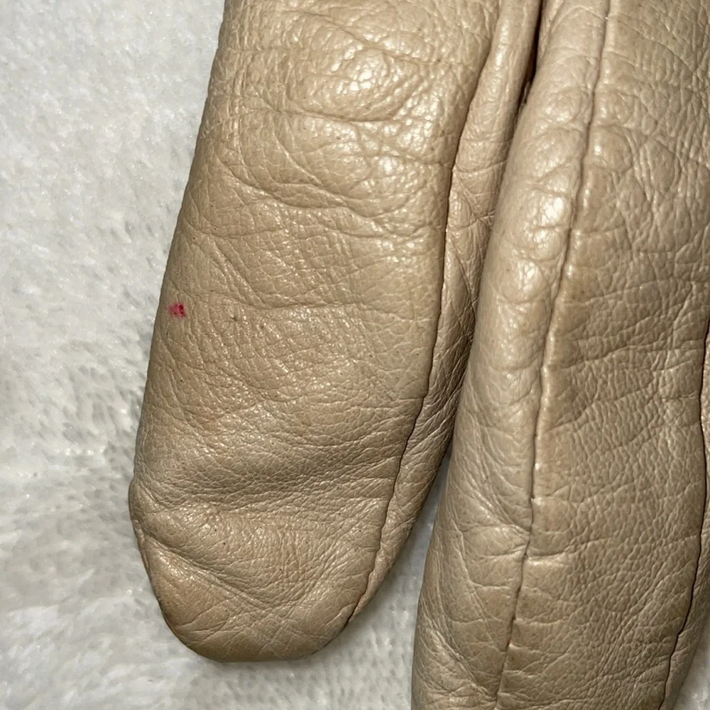 3 for $25! Antonio Murolo vintage Cream Leather Gloves‎